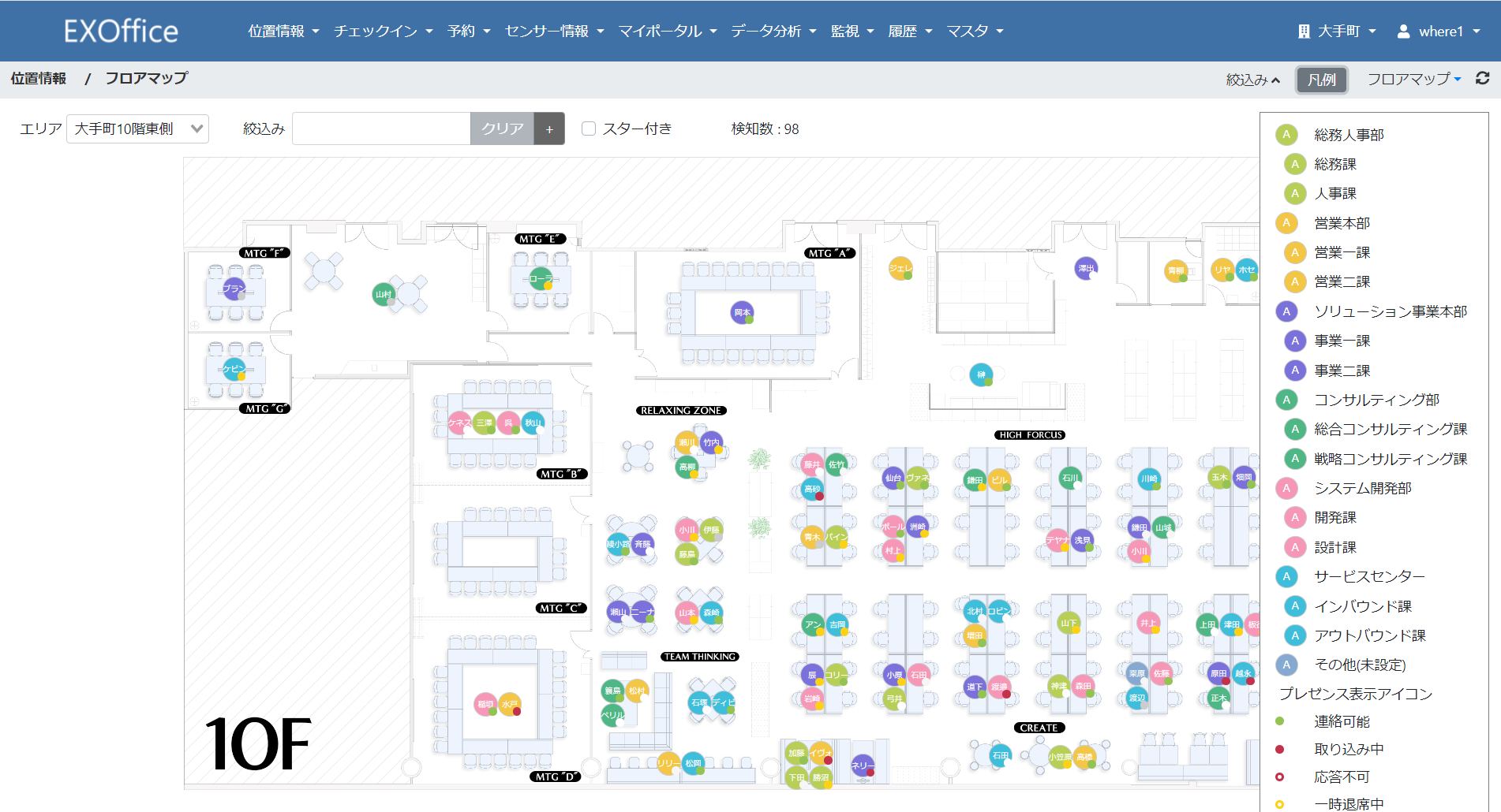 フリーアドレス時代のコミュニケーションバリアを解消！EXOffice交流分析活用術